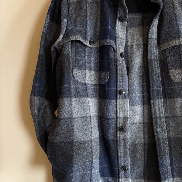 Men’s Pendleton Checked Wool Shirt Jacket - Picture 4 of 6